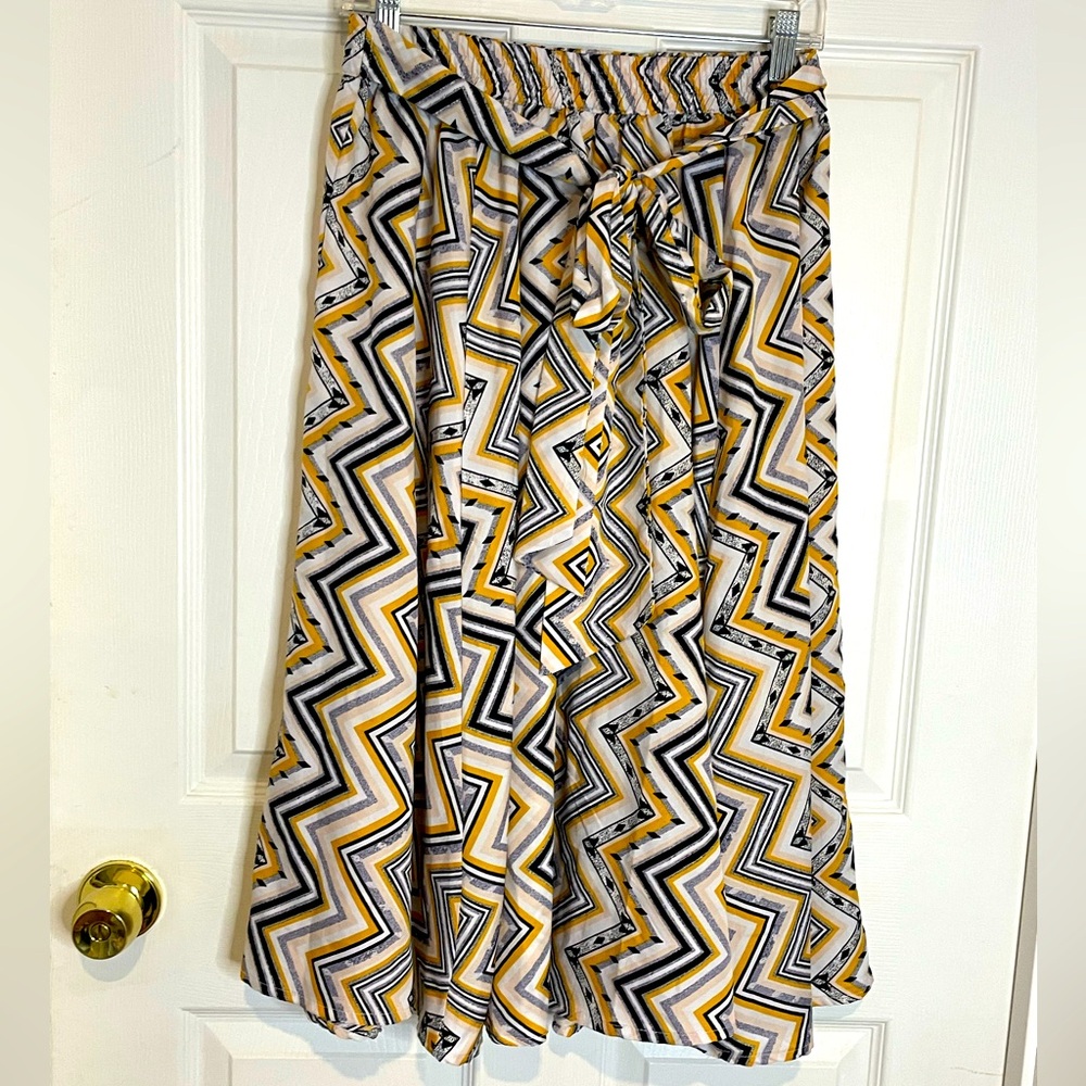 J GEE - GEOMETRIC A-LINE MIDI